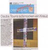 Daub Touris schmücken Kreuz